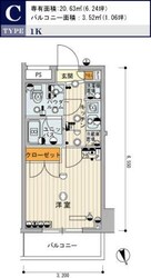 スカイコートルーベンス西早稲田の物件間取画像